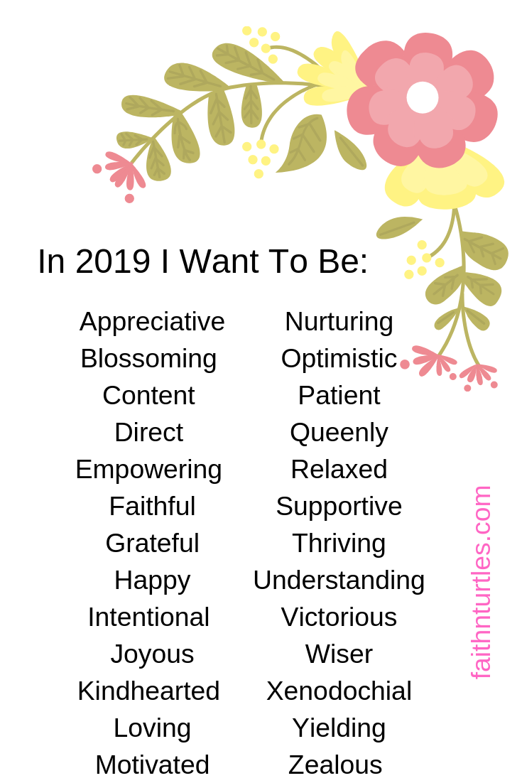 in 2019 i want to be_