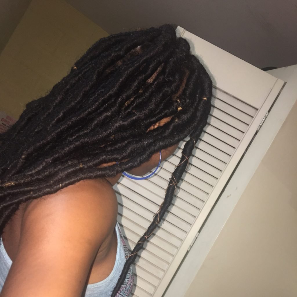 faux locs over locs